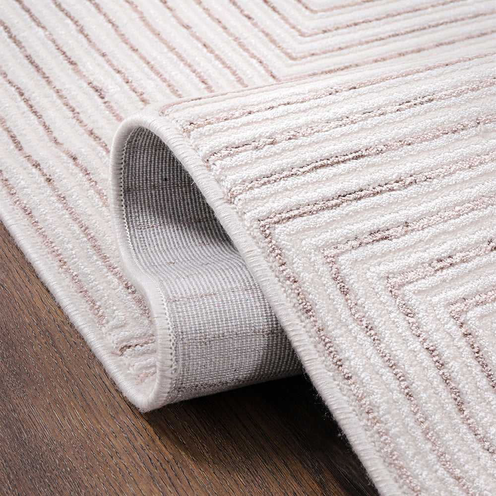 Rug Large Contemporary Modern Design - Beige (290x200 cm) - Marcellum