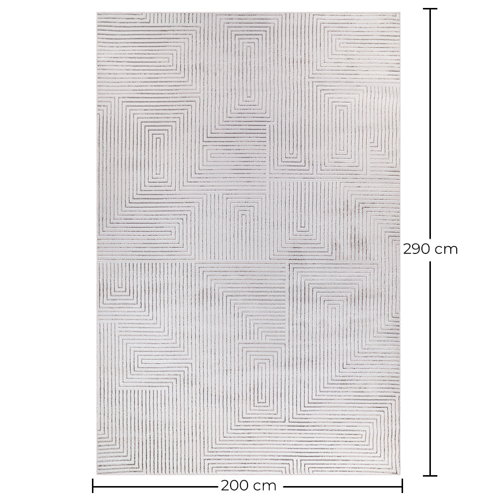 Rug Large Contemporary Modern Design - Beige (290x200 cm) - Marcellum