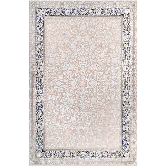 Vintage classic Rug for Living Room – Beige Carpet (290 x 200 cm) – for Living Room and Bedroom – Solune – RugRoyal