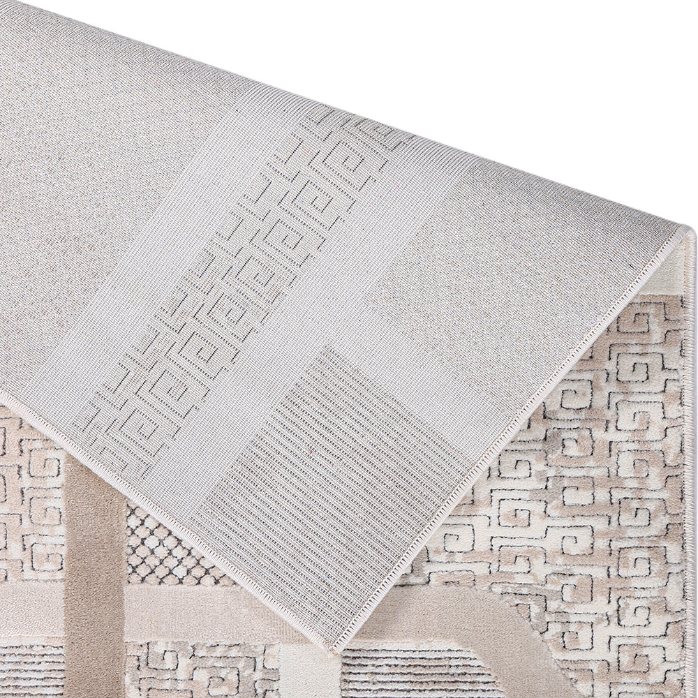 Rug Large Contemporary Modern Design - Beige (290x200 cm) - Ornate