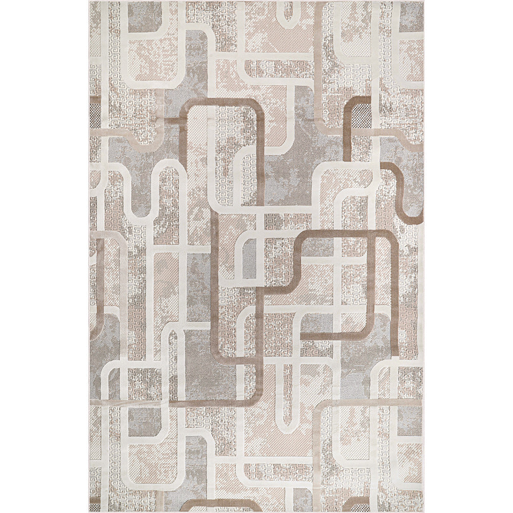 Rug Large Contemporary Modern Design - Beige (290x200 cm) - Ornate