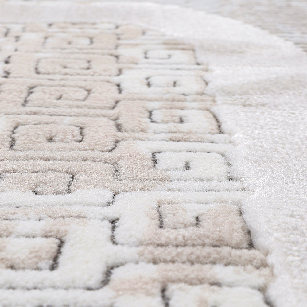 Rug Large Contemporary Modern Design - Beige (290x200 cm) - Ornate