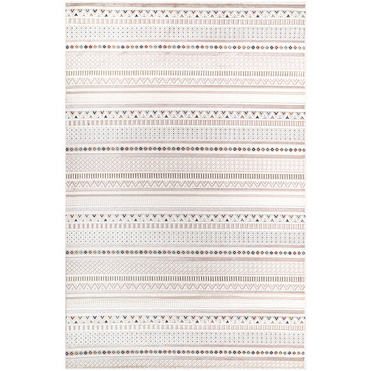 Tapete Grande Design Contemporâneo Moderno - Bege (290 x 200 cm) - Ferrum – para Sala de Estar e Quarto – RugRoyal