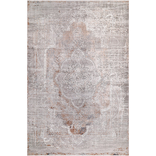 Vintage oriental Rug for Living Room – Beige Carpet (240 x 340 cm) – for Living Room and Bedroom – Tourmaline – RugRoyal