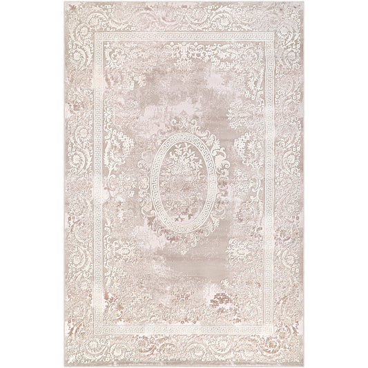 Vintage Oriental Rug for Living Room – Beige Carpet (290 x 200 cm) – for Living Room and Bedroom – Embla – RugRoyal