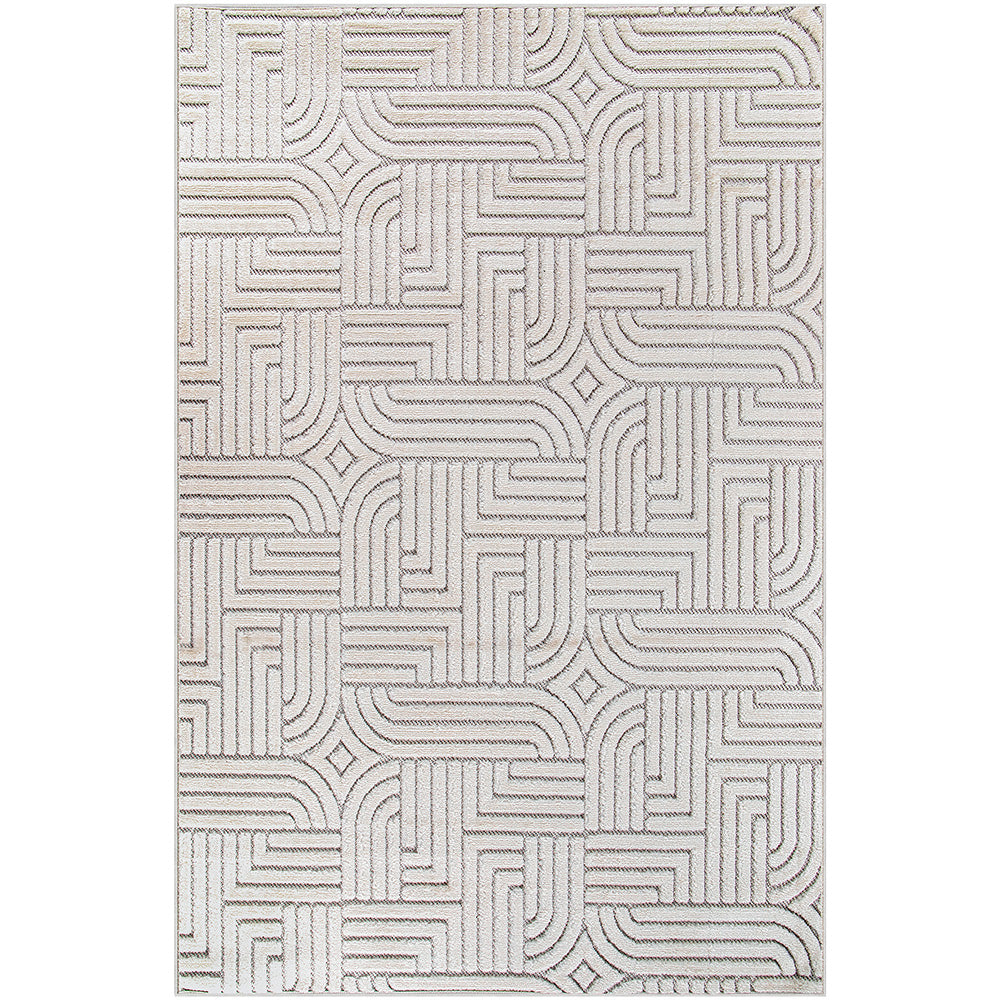 Rug Large Contemporary Modern Design - Beige (290x200 cm) - Rosella