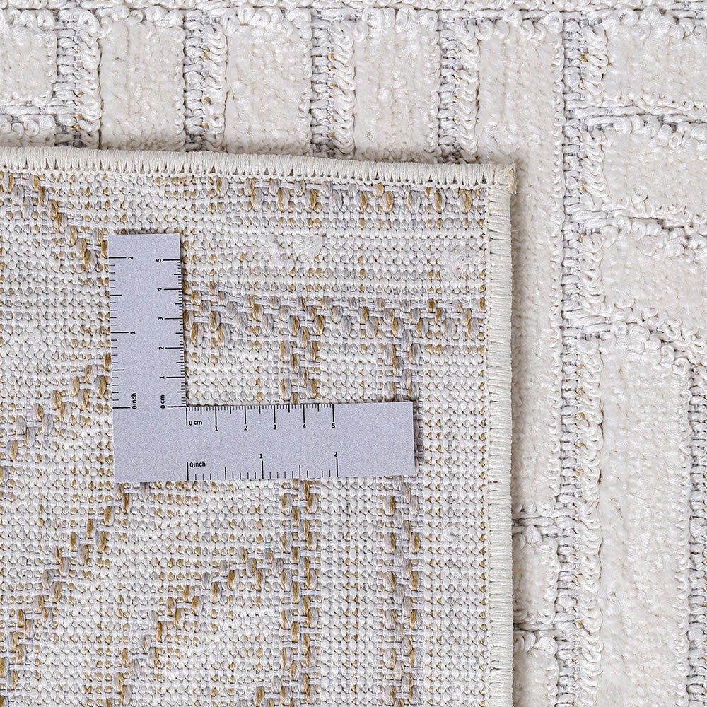 Rug Large Contemporary Modern Design - Beige (290x200 cm) - Rosella