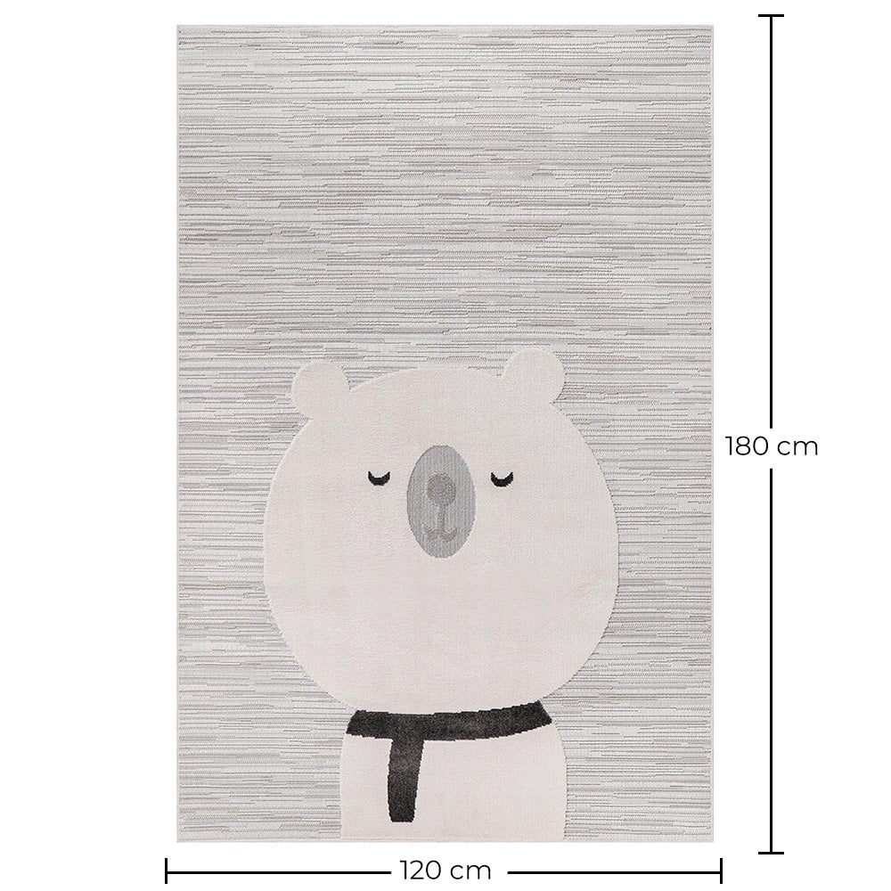 Lasten matto makuuhuoneeseen – beige matto (120 x 180 cm) – leikkihuoneeseen ja makuuhuoneeseen – Nereid – RugRoyal