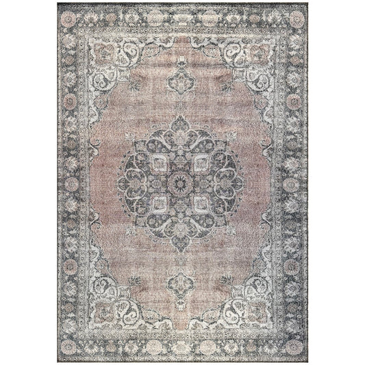 Vintage Oriental Rug for Living Room – aged-look Grey Carpet (290 x 200 cm) – for Living Room and Bedroom – Tary – RugRoyal