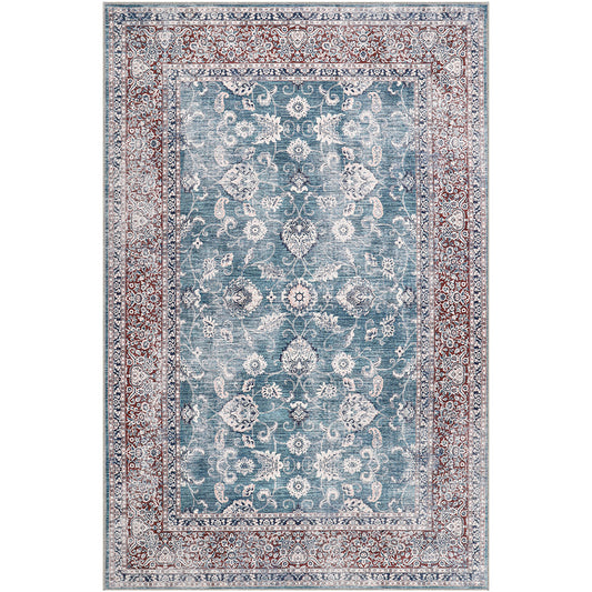 Tapete Oriental Vintage para Sala de Estar – Tapete Multicolor com aspeto envelhecido (290 x 200 cm) – para Sala de Estar e Quarto – Lysandra – RugRoyal