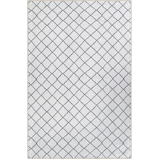 Tapete Grande para Sala de Estar – Tapete Moderno Cinzento (290 x 200 cm) – para Sala de Estar e Quarto – Sicómoro – RugRoyal