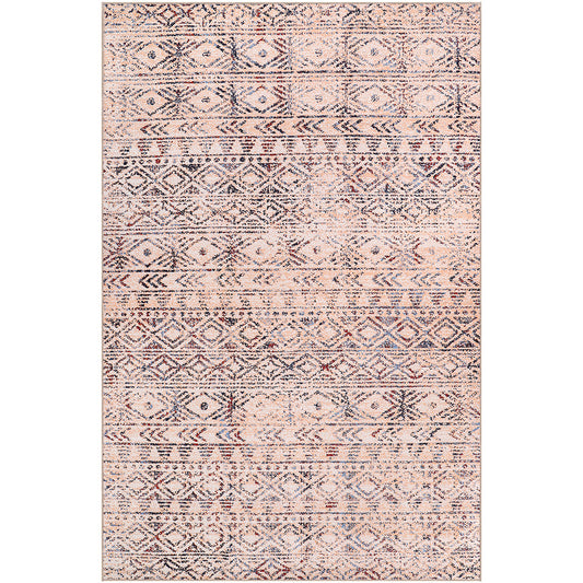 Vintage Oriental Rug for Living Room – aged-look Beige Carpet (290 x 200 cm) – for Living Room and Bedroom – Thali – RugRoyal