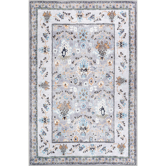 Vintage Oriental Rug for Living Room – aged-look Multicolour Carpet (290 x 200 cm) – for Living Room and Bedroom – Temora – RugRoyal