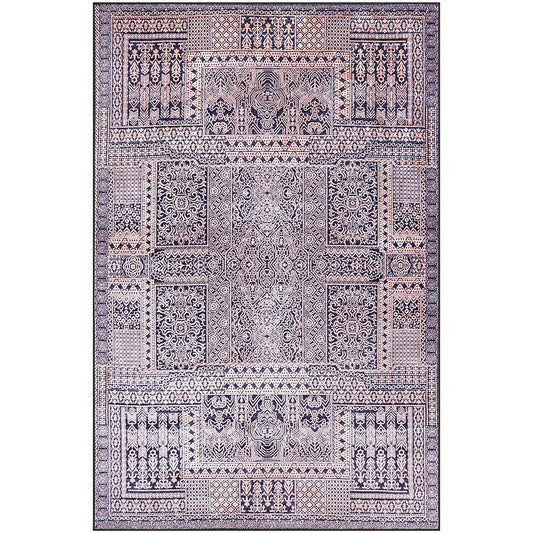 Tapete Oriental Vintage para Sala de Estar – Tapete Multicolor com aspeto envelhecido (290 x 200 cm) – para Sala de Estar e Quarto – Aventine – RugRoyal