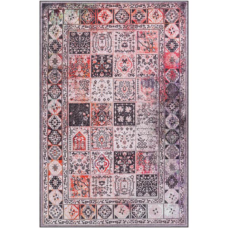 Vintage Oriental Rug for Living Room – aged-look Multicolour Carpet (290 x 200 cm) – for Living Room and Bedroom – Marzen – RugRoyal