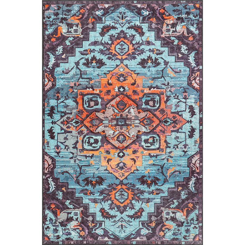 Vintage Oriental Rug for Living Room – aged-look Multicolour Carpet (290 x 200 cm) – for Living Room and Bedroom – Galena – RugRoyal