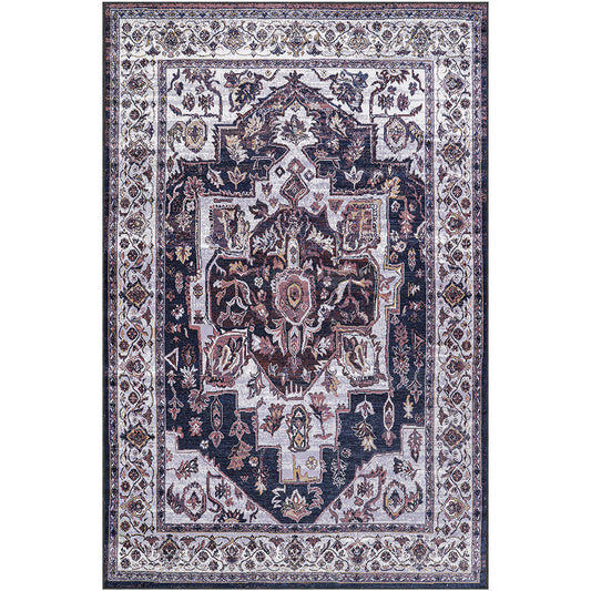 Vintage oriental rug for Living Room – Multicolour Carpet (290 x 200 cm) – for Living Room and Bedroom – Tolek – RugRoyal