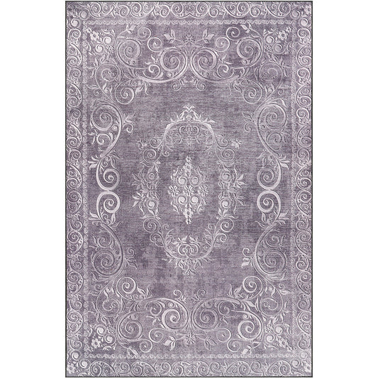 Orientalny dywan vintage do salonu – szary dywan (290 x 200 cm) – do salonu i sypialni – Elysium – RugRoyal