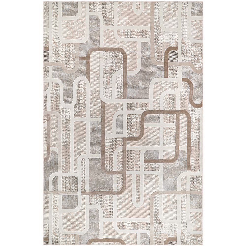 Rug Large Contemporary Modern Design - Beige (290x200 cm) - Ornate