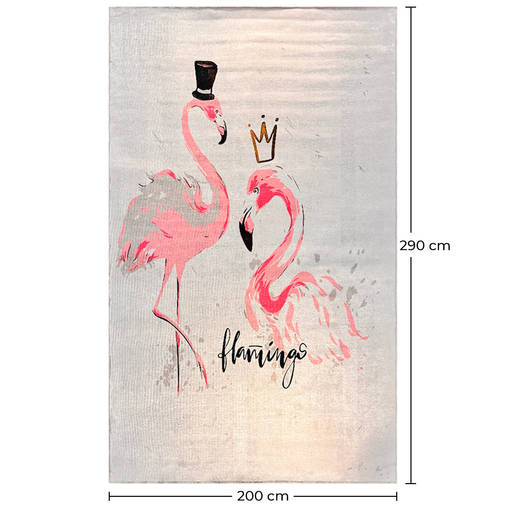 Kids Carpet - (290x200 cm) - Flamingo