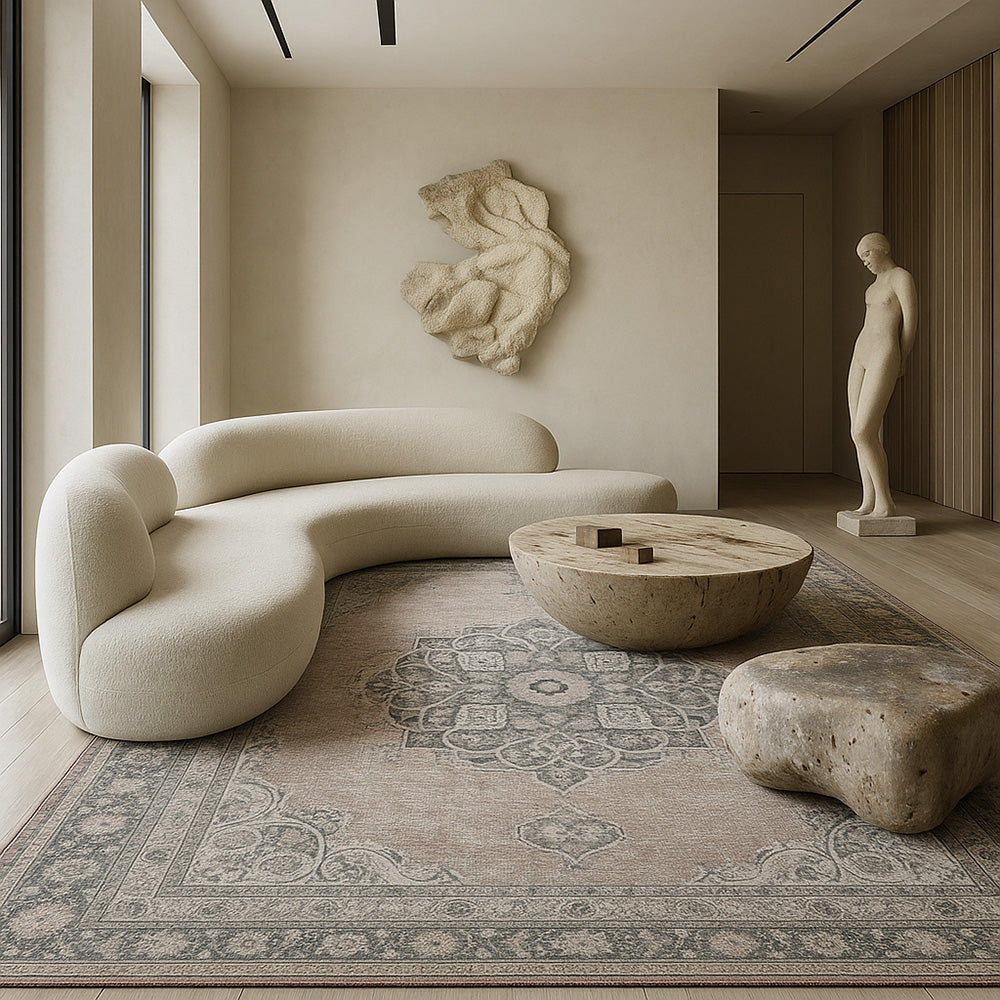 Vintage Oriental Carpet - (290x200 cm) - Tary