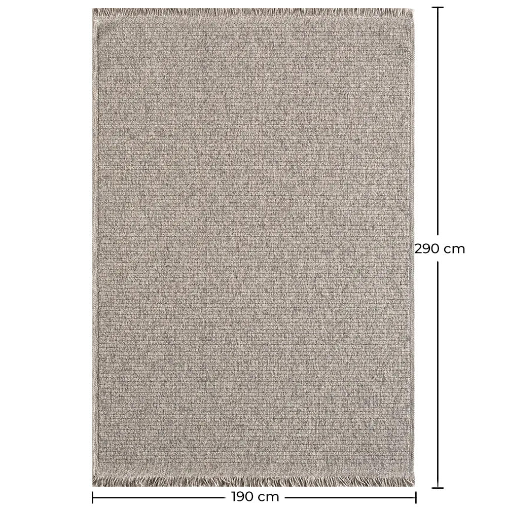 Large Contemporary and Modern Design Rug - Beige (190x290 cm) - Harbor