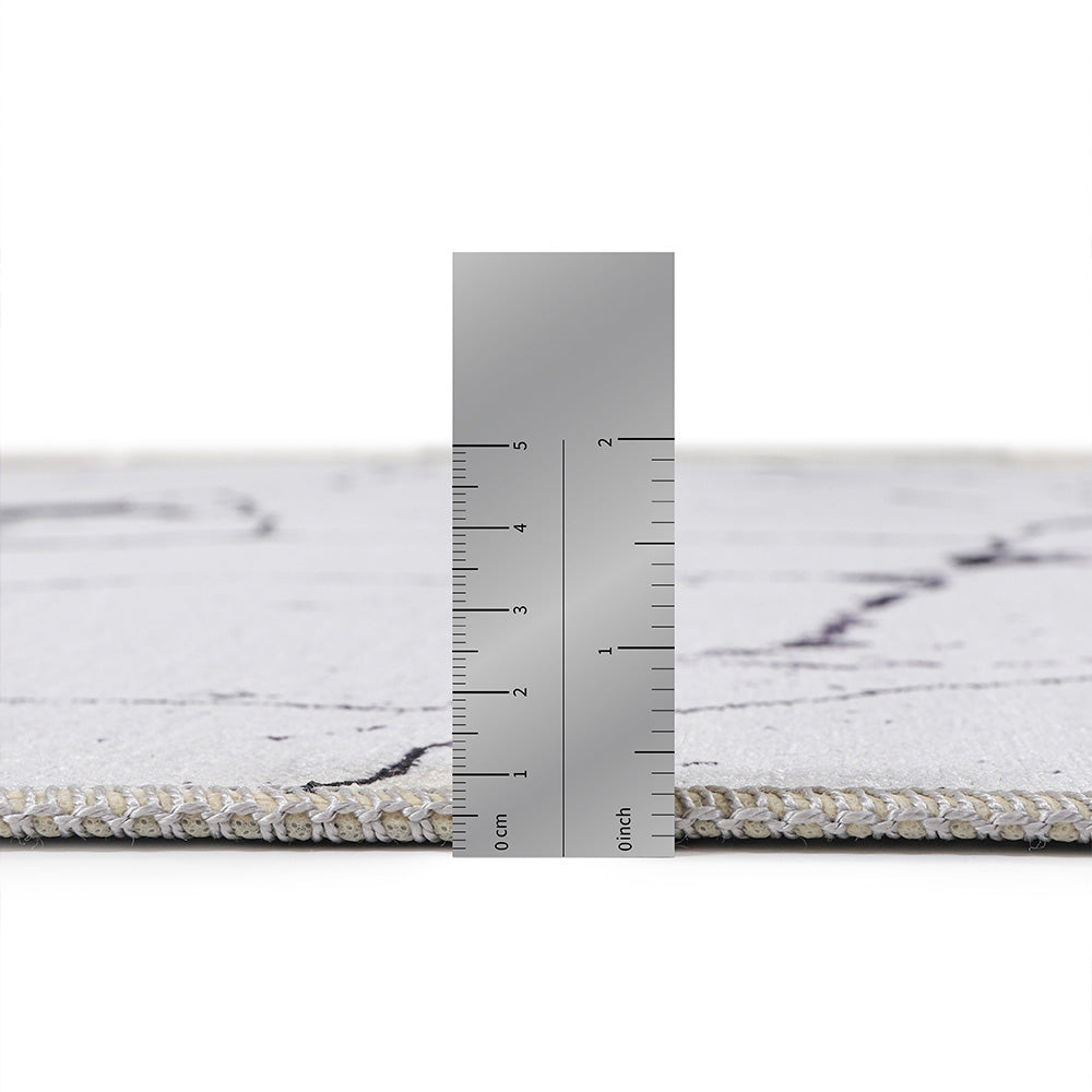 Large Rug with Modern Design Marble Effect – (290x200 cm) – Calico