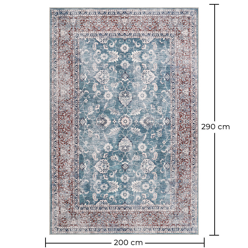 Senovinis rytietiškas kilimas svetainei – senovinio stiliaus daugiak spalvis kilimas (290 x 200 cm) – svetainei ir miegamajam – Lysandra – RugRoyal