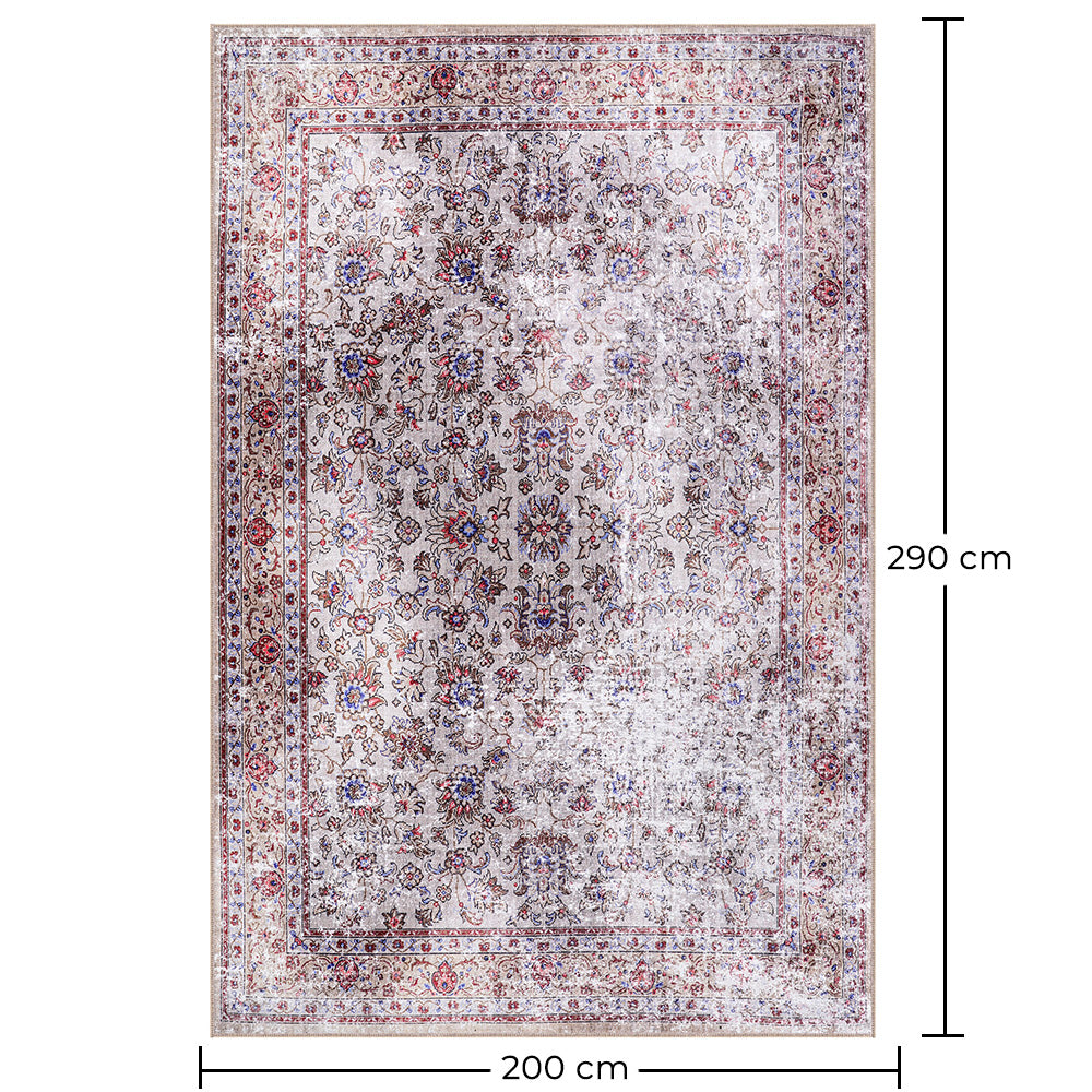 Vintažinis rytietiškas kilimas svetainei – daugiak spalvų kilimas (290 x 200 cm) – svetainei ir miegamajam – Arcadia – RugRoyal