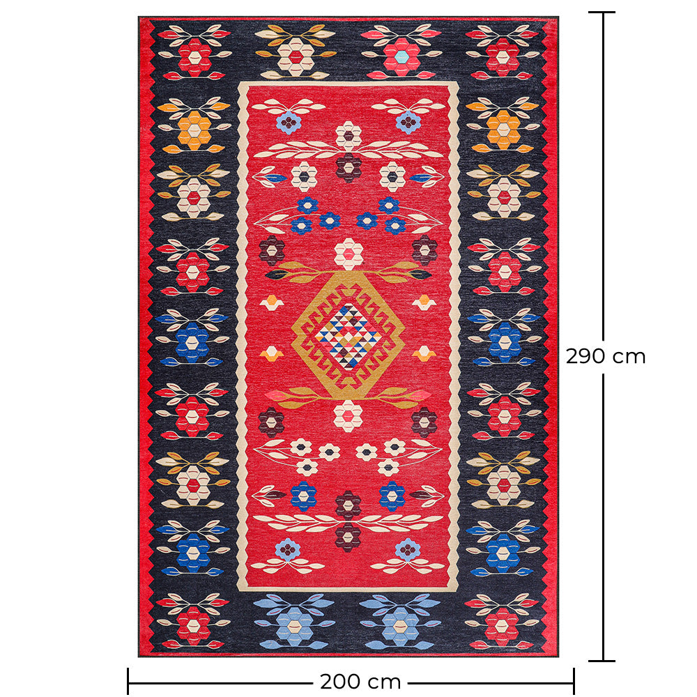 Senovinis rytietiškas kilimas svetainei – senovinio stiliaus daugiak spalvis kilimas (290 x 200 cm) – svetainei ir miegamajam – Euphoria – RugRoyal