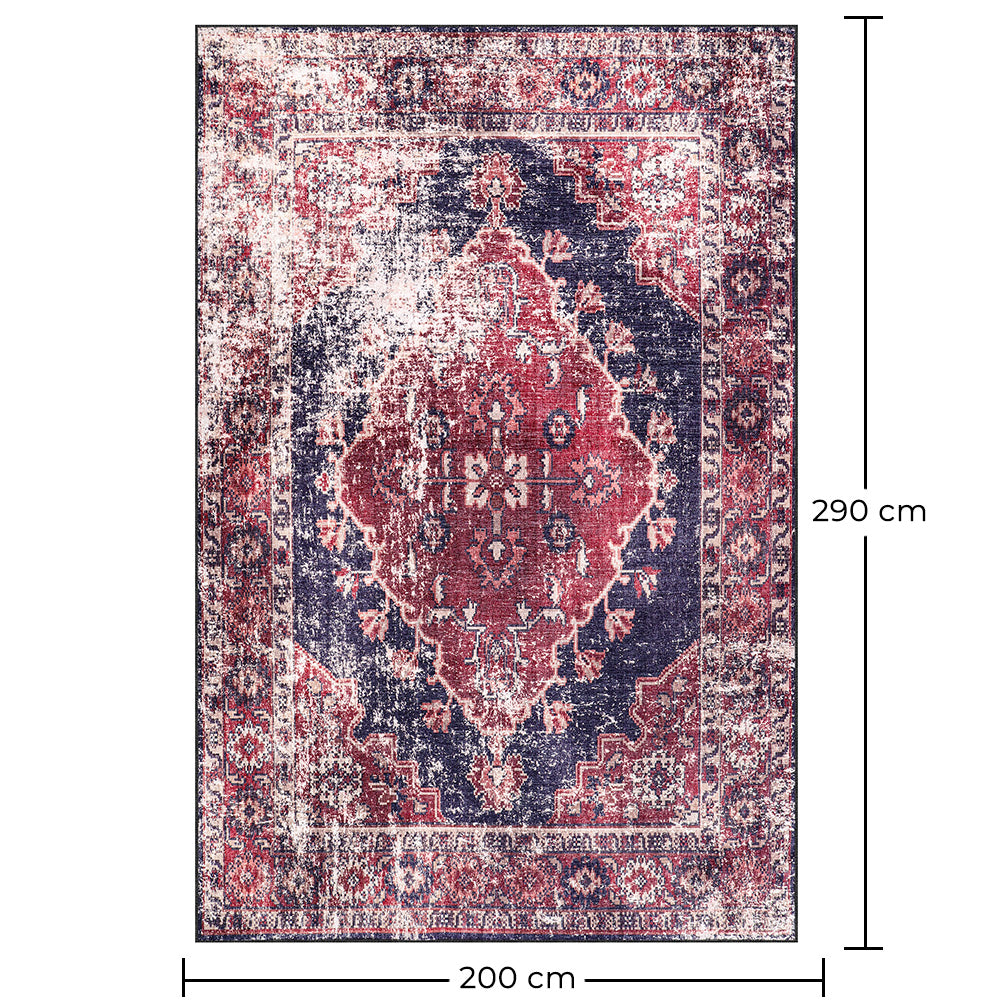 Vintagetyylinen itämainen matto olohuoneeseen – monivärinen matto (290 x 200 cm) – olohuoneeseen ja makuuhuoneeseen – Solstice – RugRoyal