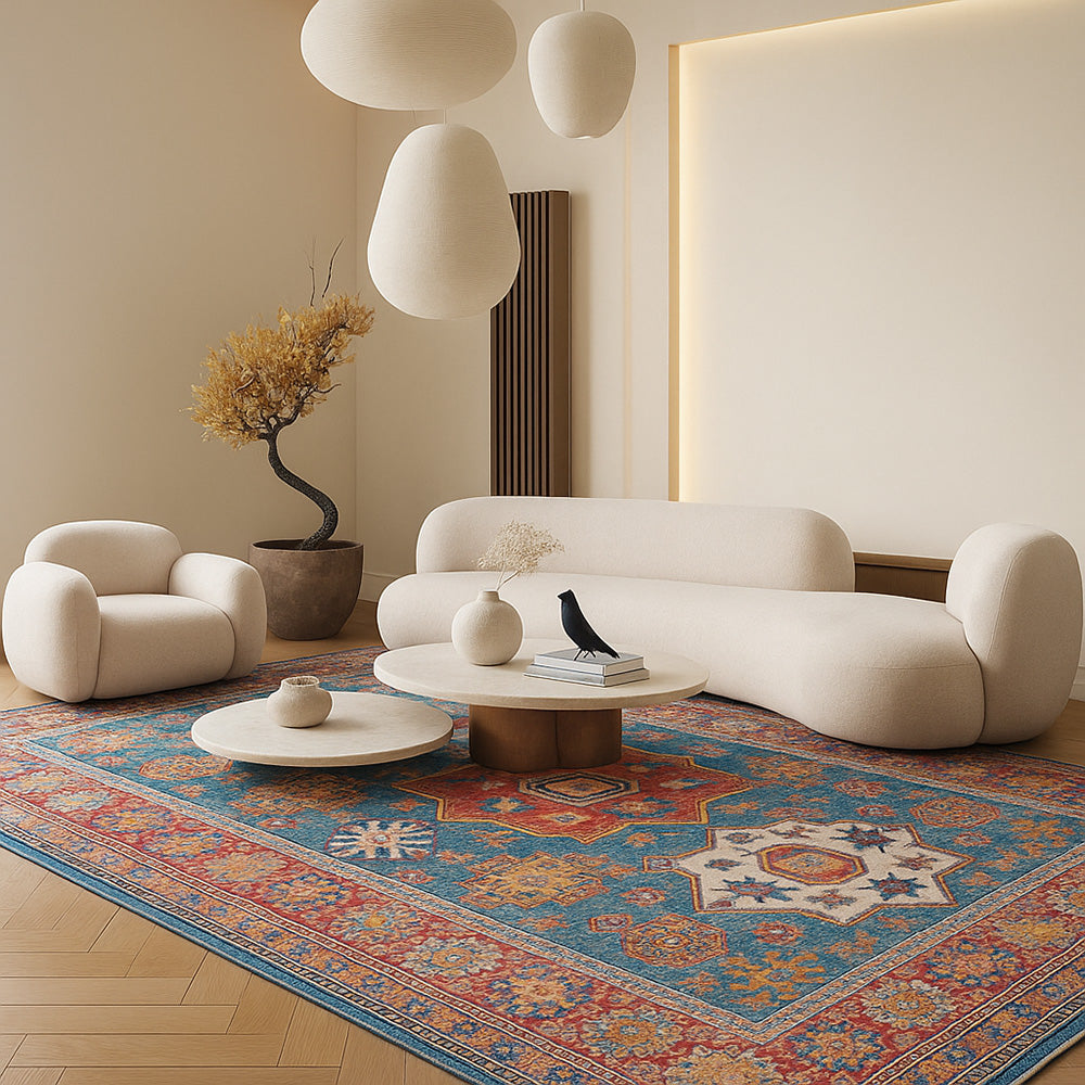 Vintage Oriental Carpet - (290x200 cm) - Fauna