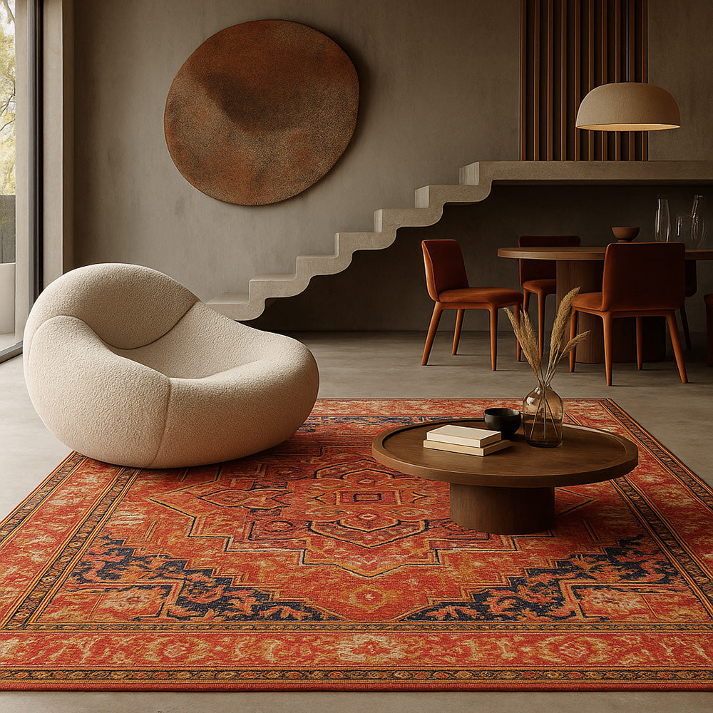 Vintage Oriental Carpet - (290x200 cm) - Silesia