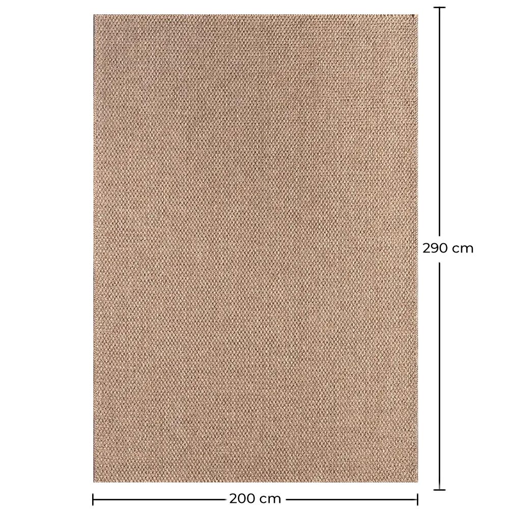 Large Natural and Modern Design Carpet - Beige (290x200 cm) - Anju