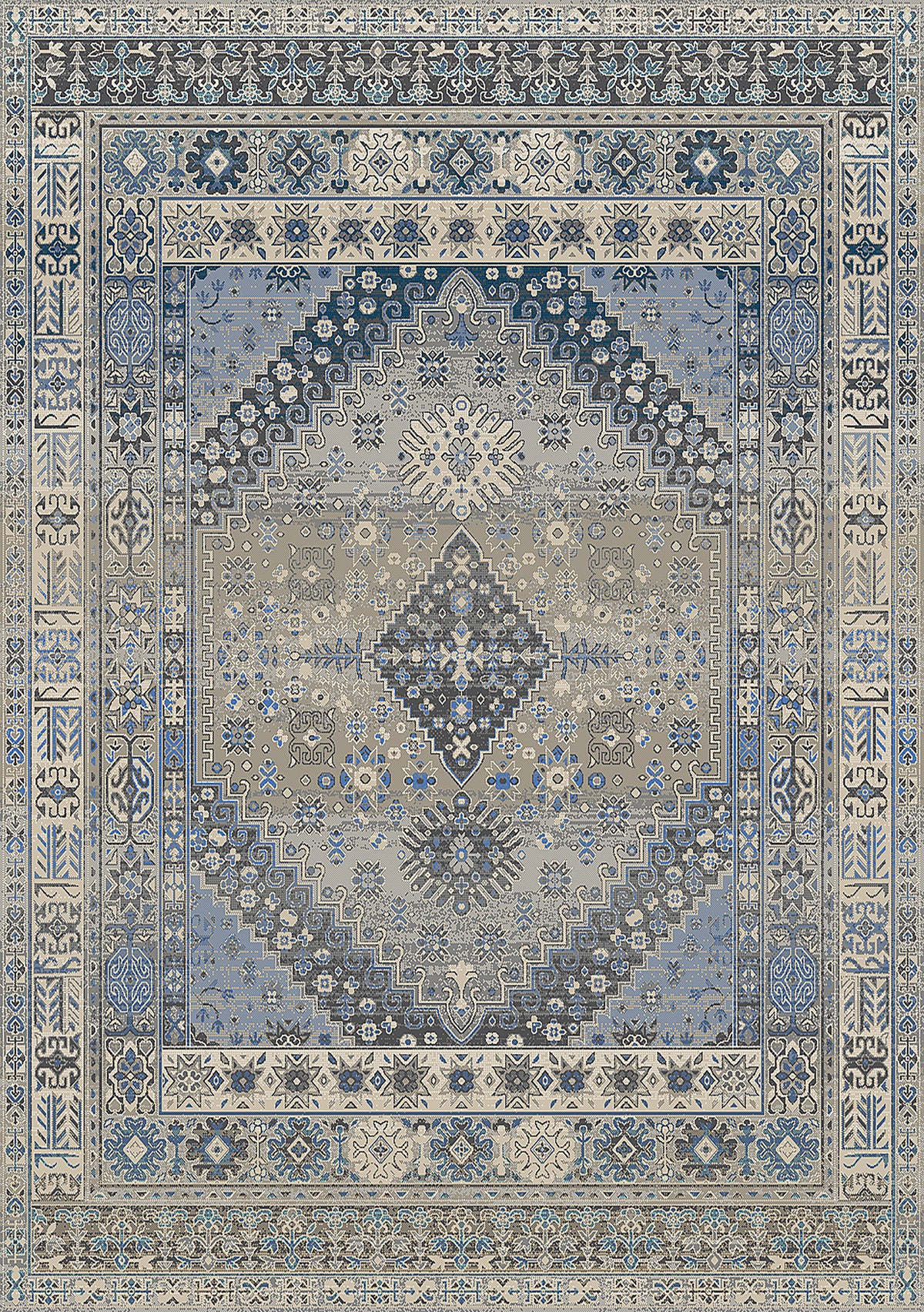 Vintage Oriental Carpet - (290x200 cm) - Anar