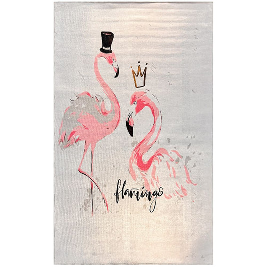 Kids Rug for Bedroom- (290 x 200 cm) – for Play Room and Bedroom – Flamingo - RugRoyal