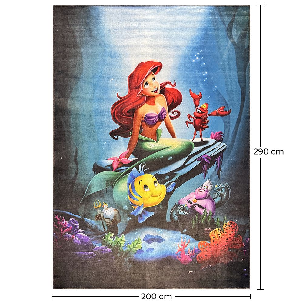 Kids Carpet - (290x200 cm) - Little Mermaid