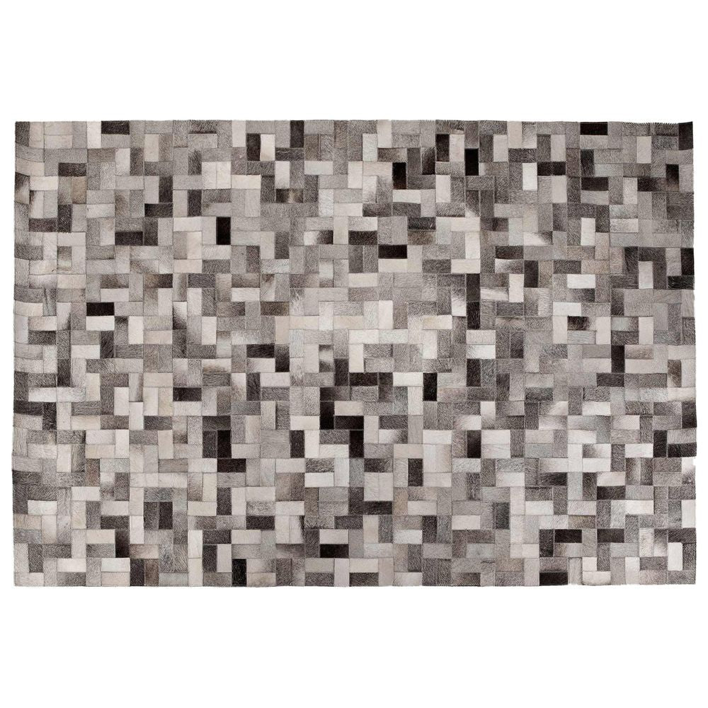 Leather Design Rug - Preston