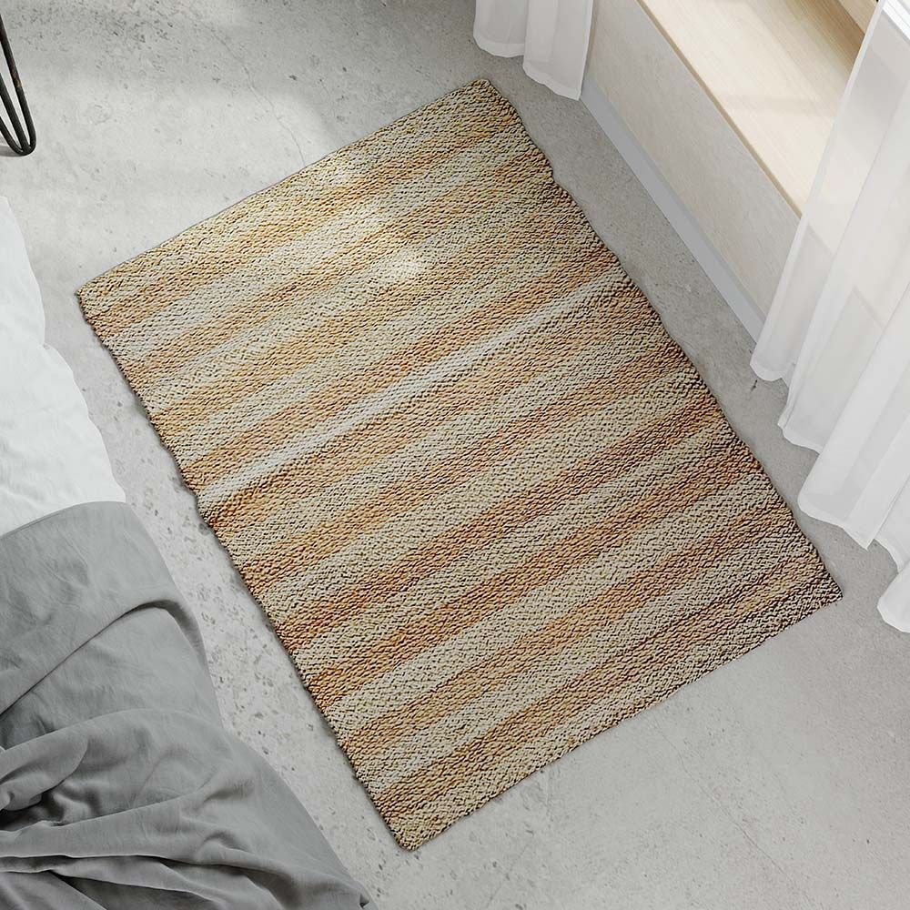 Rectangular Jute Rug - Boho Bali - 150x200 CM - Ghana