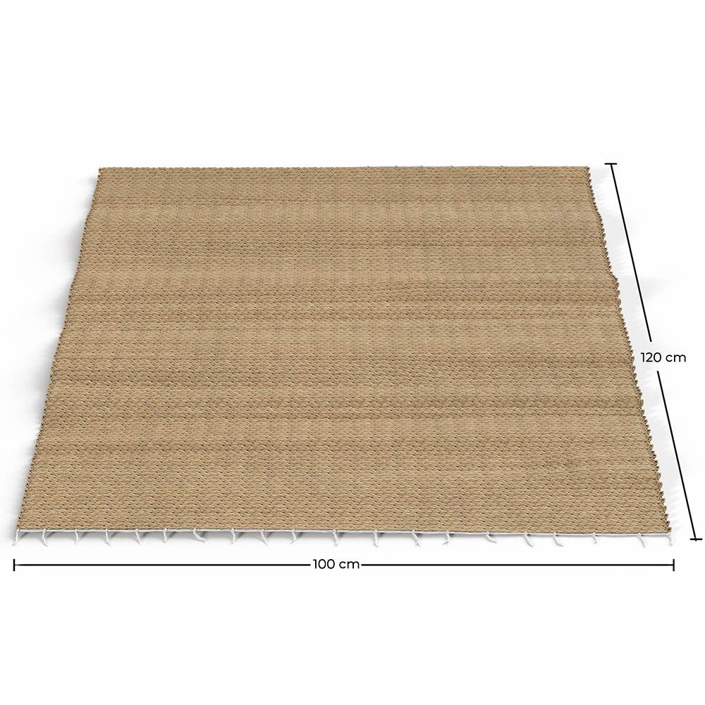 Rectangular Jute Rug - Boho Bali - 100x120 CM - Jaya