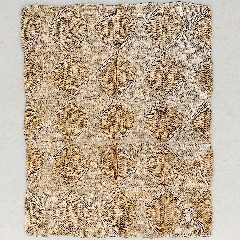 Rectangular Jute Rug - Boho Bali - 120x150 CM - Lubya