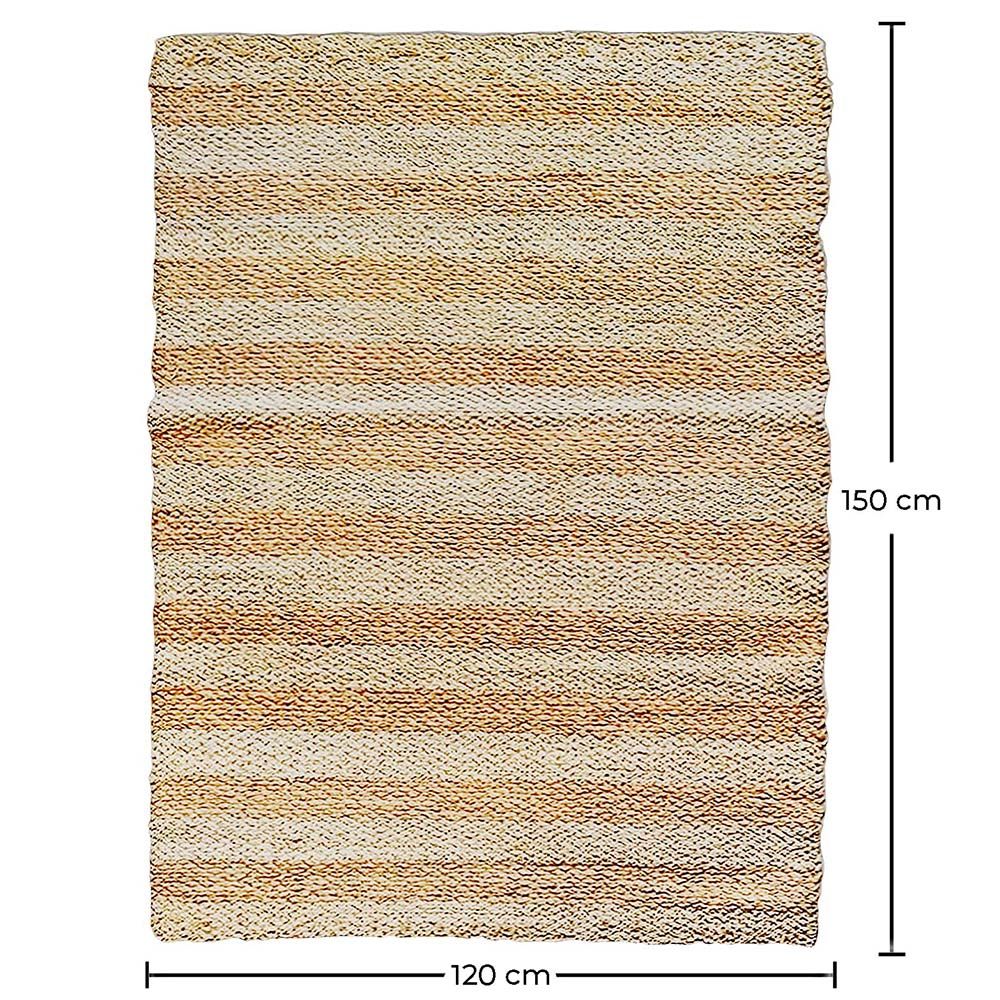 Rectangular Jute Rug - Boho Bali - 120x150 CM - Ghana