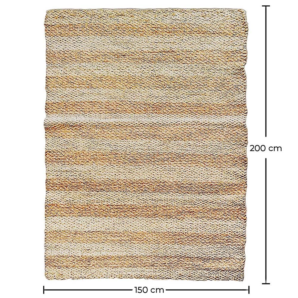 Rectangular Jute Rug - Boho Bali - 150x200 CM - Ghana
