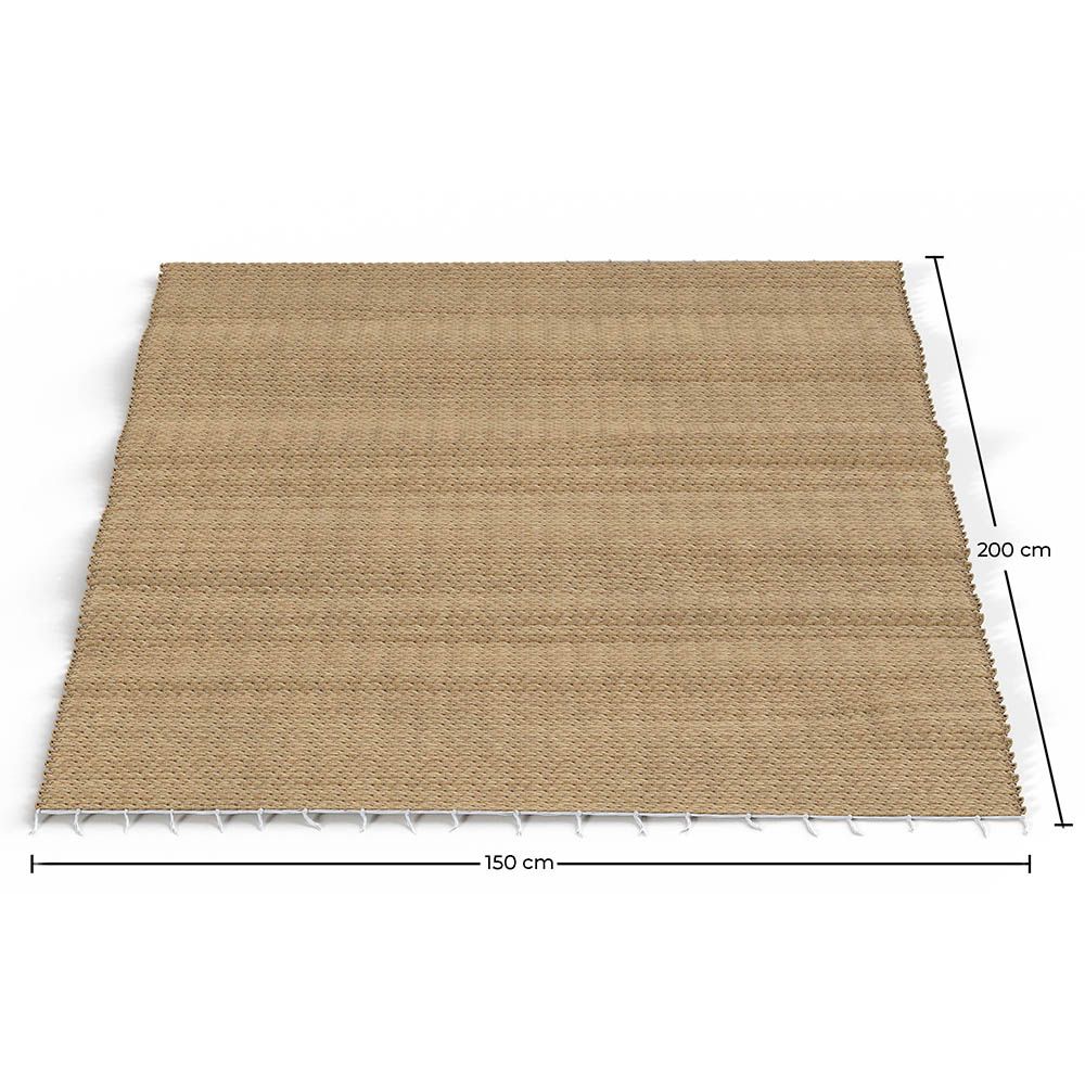 Rectangular Jute Rug - Boho Bali - 150x200 CM - Jaya