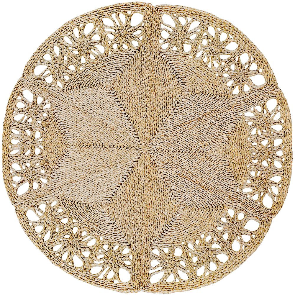 Round Jute Rug - Boho Bali - 150 CM - Bilú