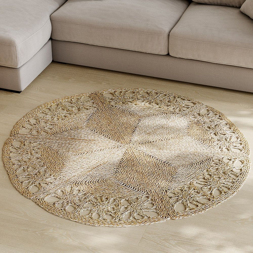 Round Jute Rug - Boho Bali - 150 CM - Bilú