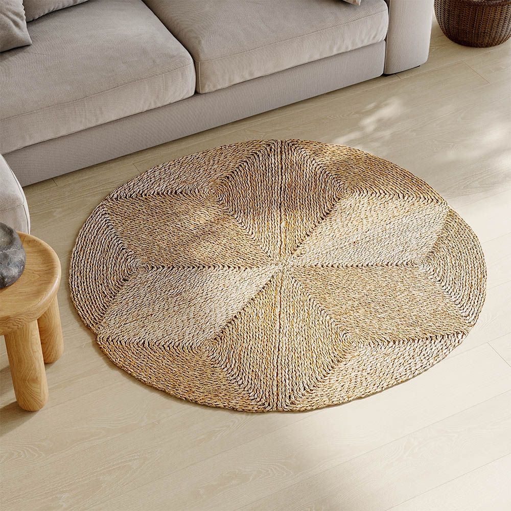 Round Jute Rug - Boho Bali - 100 CM - Gabba