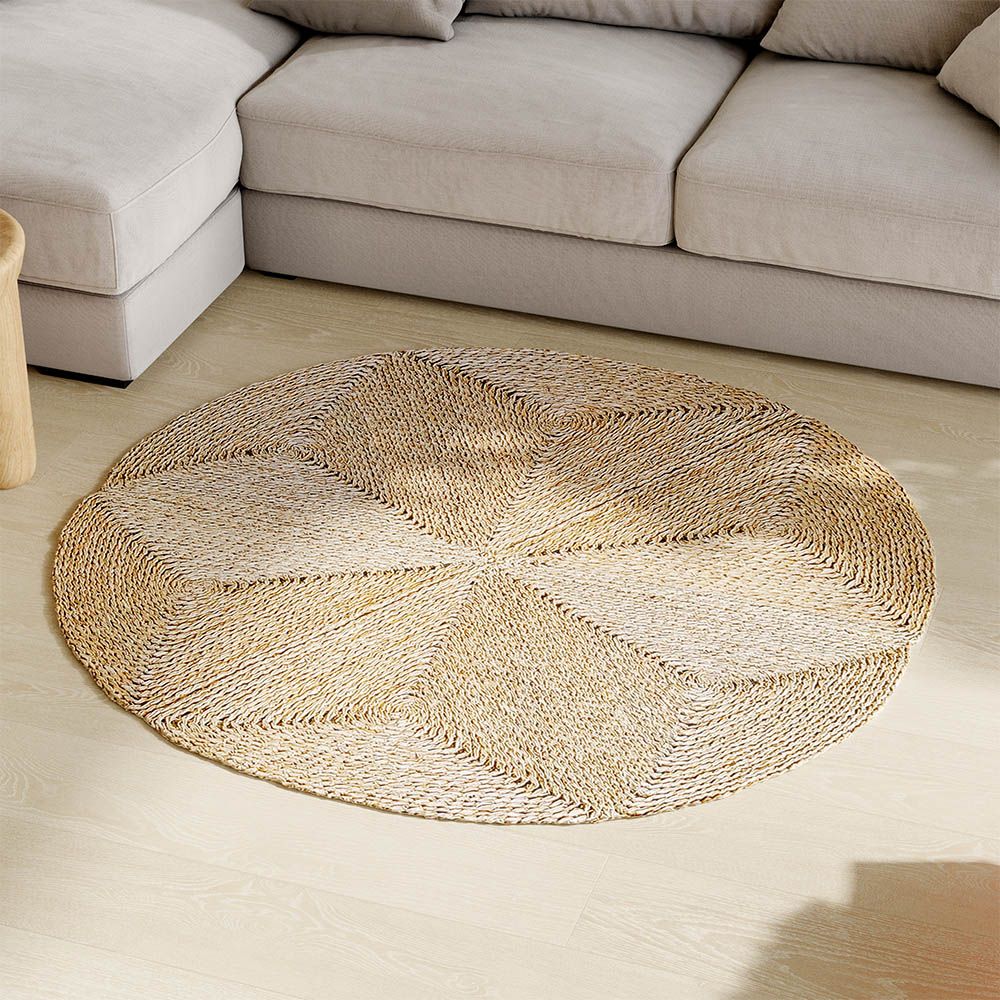 Round Jute Rug - Boho Bali - 100 CM - Gabba