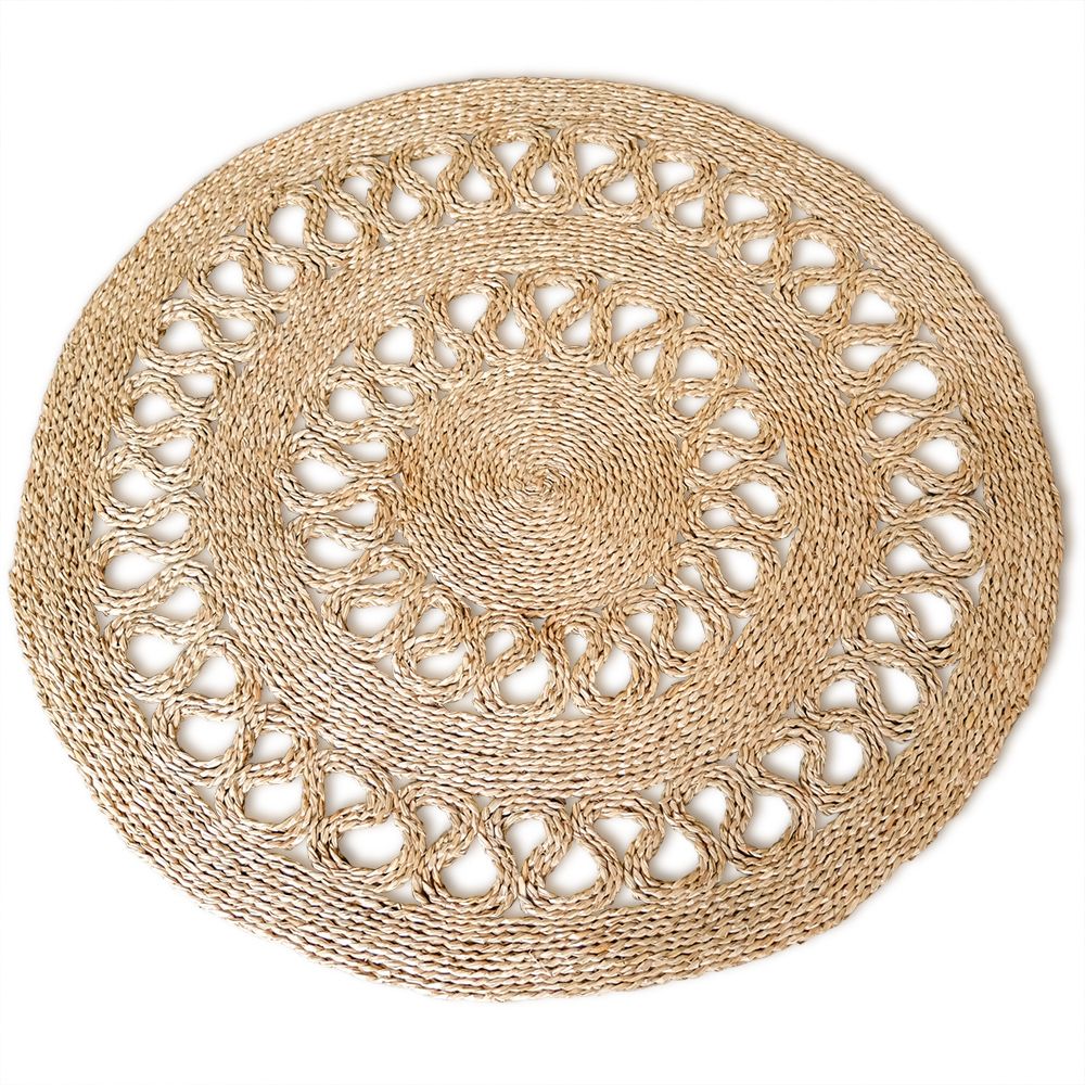 Round Jute Rug - Boho Bali - 150 CM - Ilya