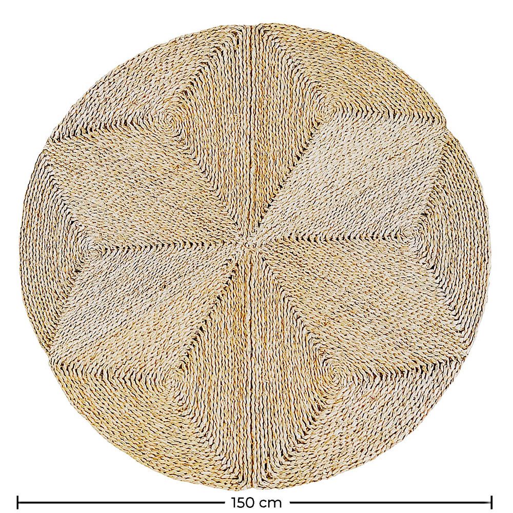 Round Jute Rug - Boho Bali - 150 CM - Gabba